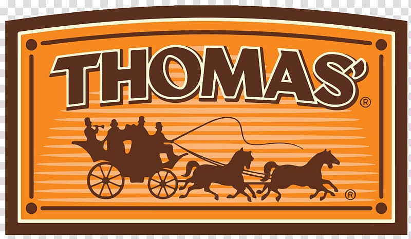 English muffin Thomas\' Bakery Logo, bread transparent background PNG clipart
