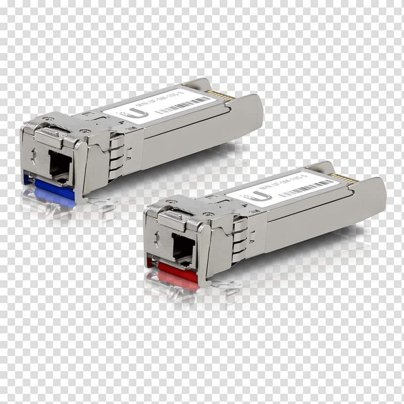 10 Gigabit Ethernet Small form-factor pluggable transceiver Single-mode optical fiber Ubiquiti Networks SFP+, others transparent background PNG clipart