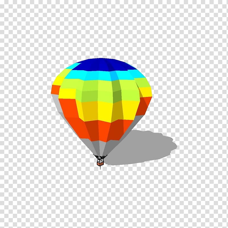 Hot air ballooning SketchUp Rendering, hot air balloon transparent background PNG clipart