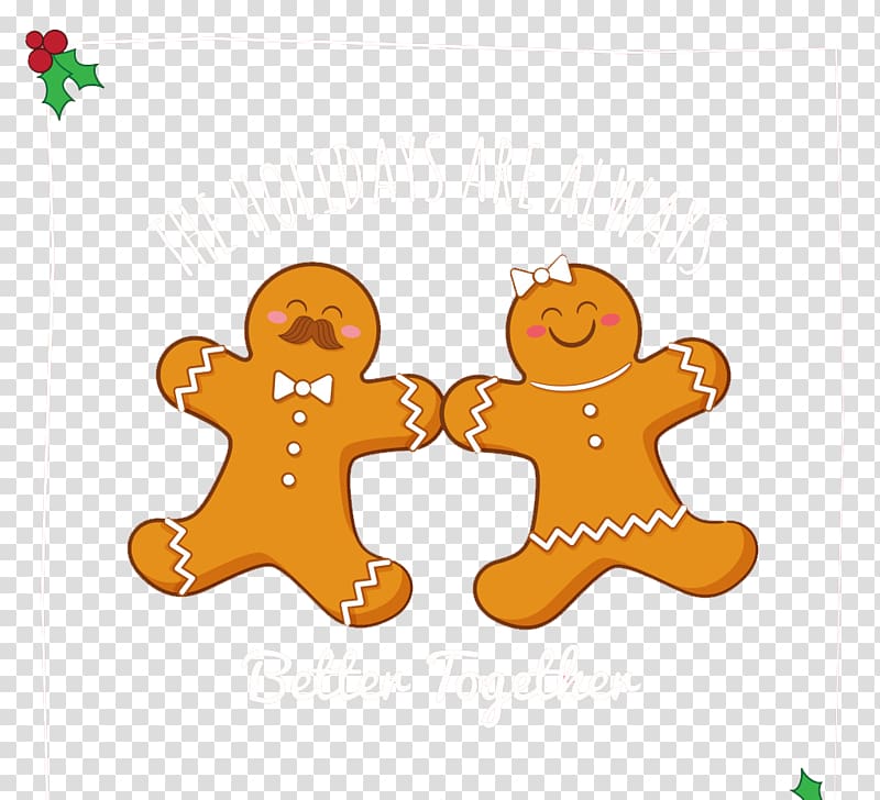 Gingerbread man Pepparkaka Greeting card Christmas, Cartoon creative toys transparent background PNG clipart