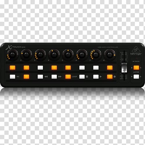 Computer keyboard MIDI Controllers Behringer X-Touch Musical Instruments, musical instruments transparent background PNG clipart