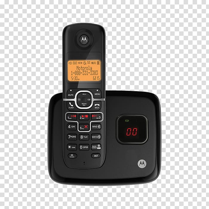 Digital Enhanced Cordless Telecommunications Cordless telephone Handset Home & Business Phones, Answering Machine transparent background PNG clipart