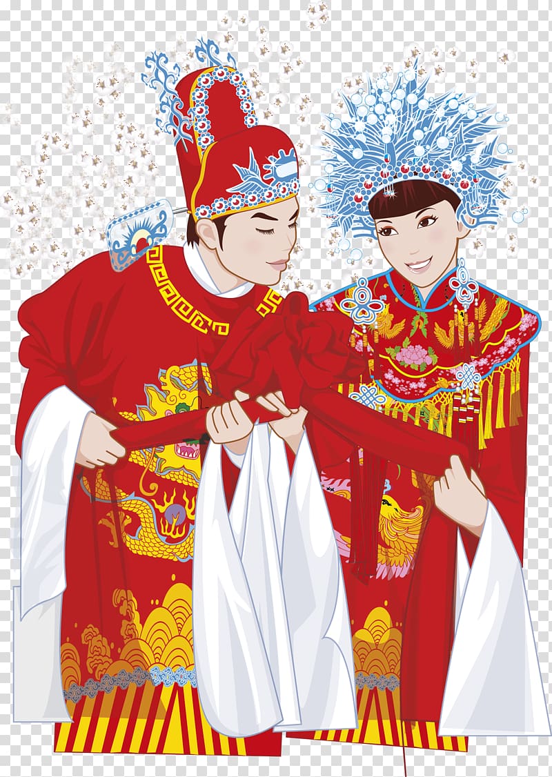 China Costume drama Bridegroom, wedding transparent background PNG clipart