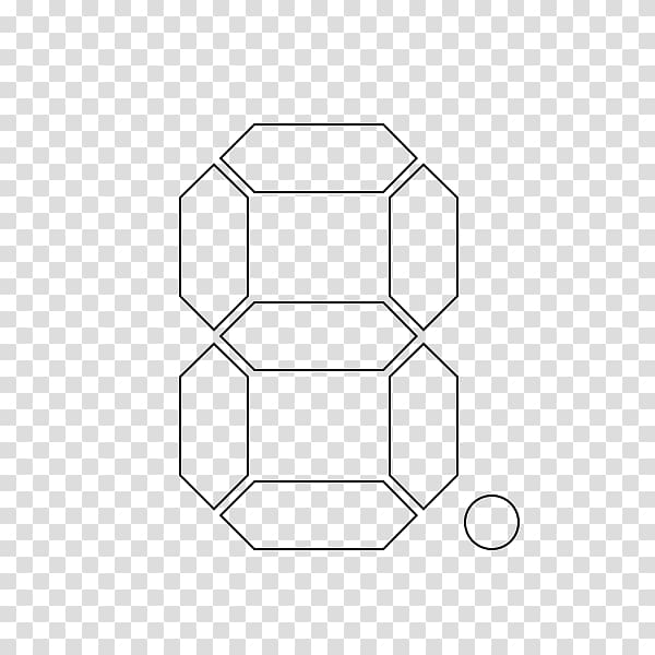 Seven-segment display Dot-matrix display Display device Microcontroller Arduino, binary to seven segment display transparent background PNG clipart