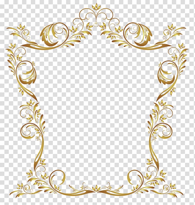 , gold corner transparent background PNG clipart