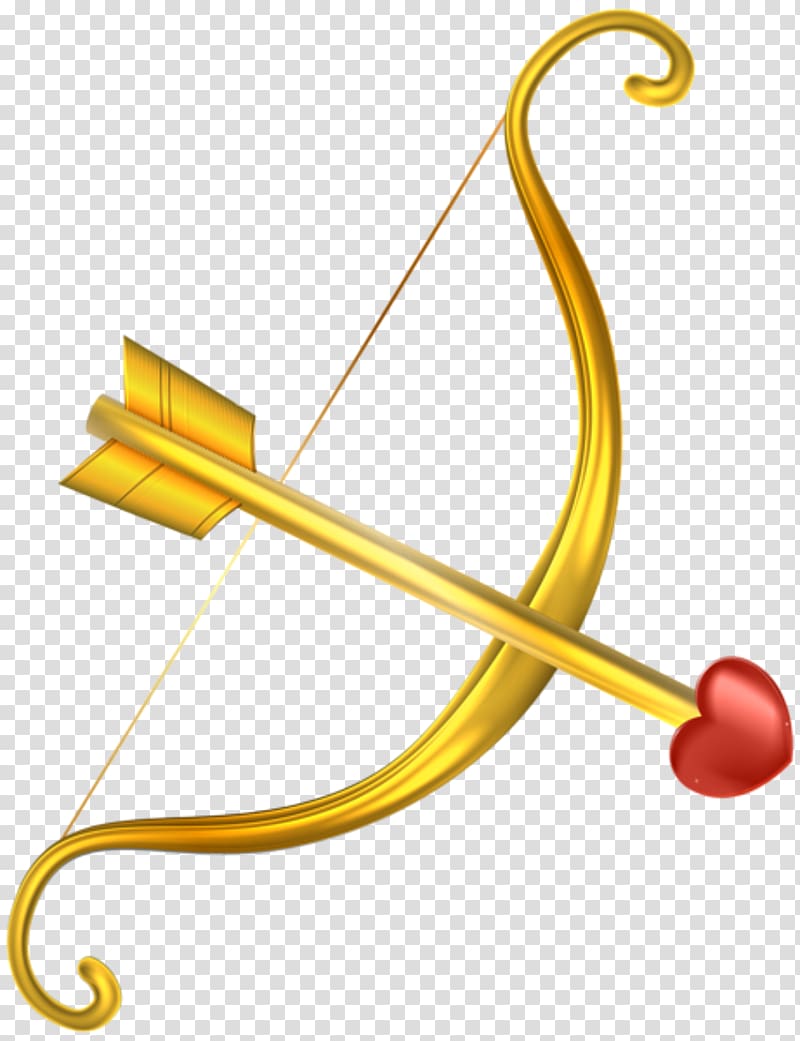 Cupid\'s bow Bow and arrow , bow knot transparent background PNG clipart