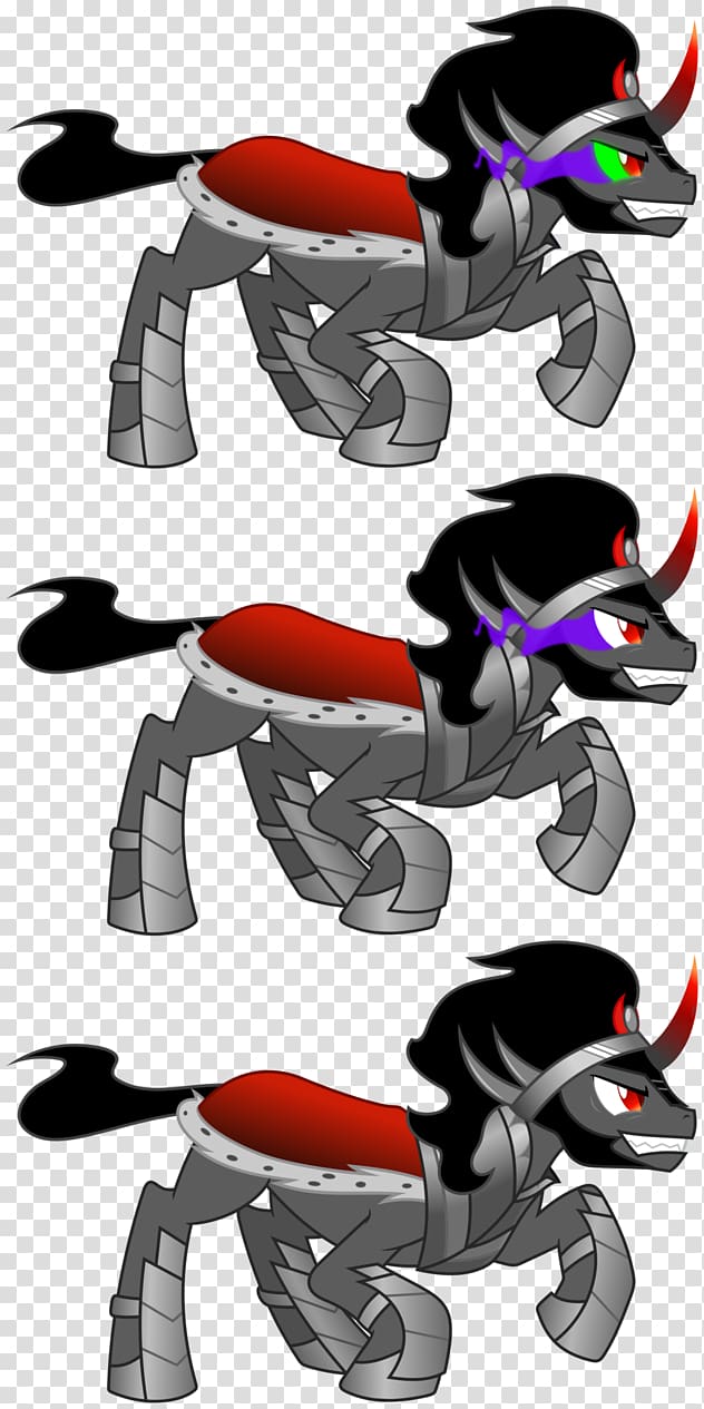 Pony King Sombra Princess Luna King Sombra, couple shadow transparent background PNG clipart