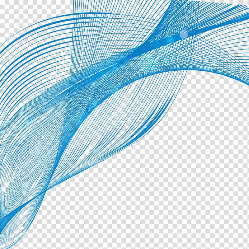 Blue abstract illustration, Line Blue Curve Shape, Blue wavy line curve  transparent background PNG clipart