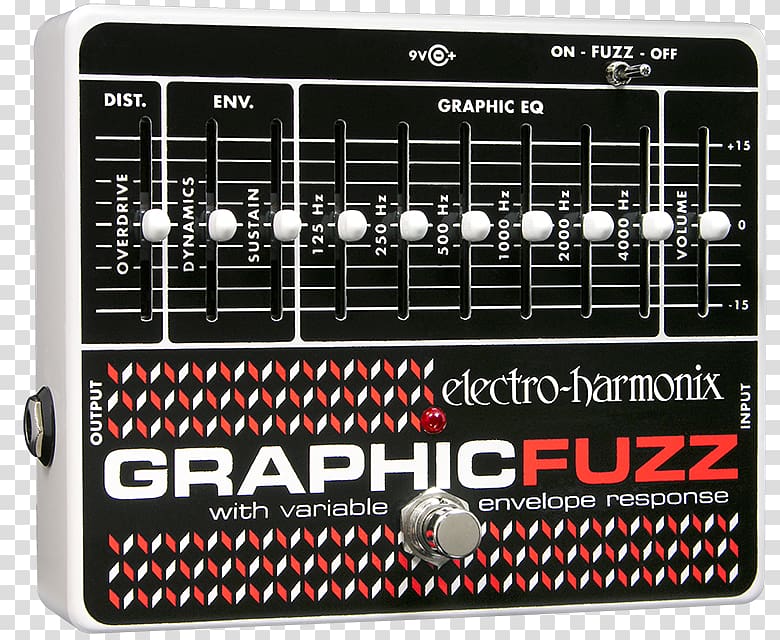 Distortion Effects Processors & Pedals Fuzzbox Electro-Harmonix HOG 2, electric guitar transparent background PNG clipart