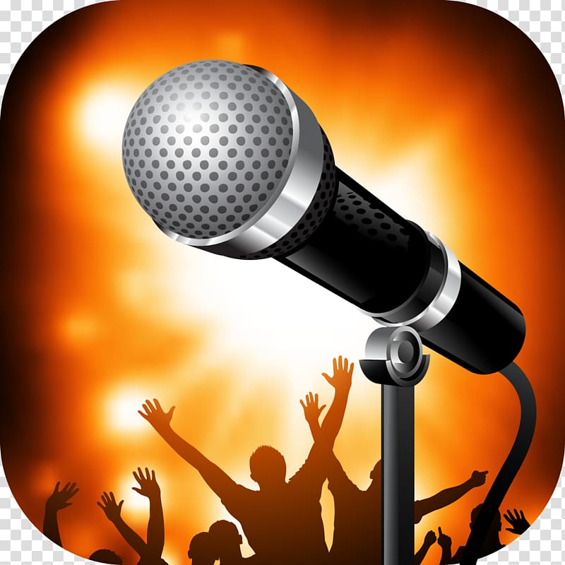 Wireless microphone , Karaoke Night transparent background PNG clipart