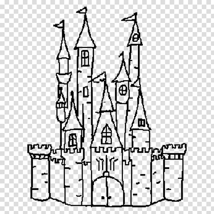 Sleeping Beauty Castle Drawing , Castle transparent background PNG clipart