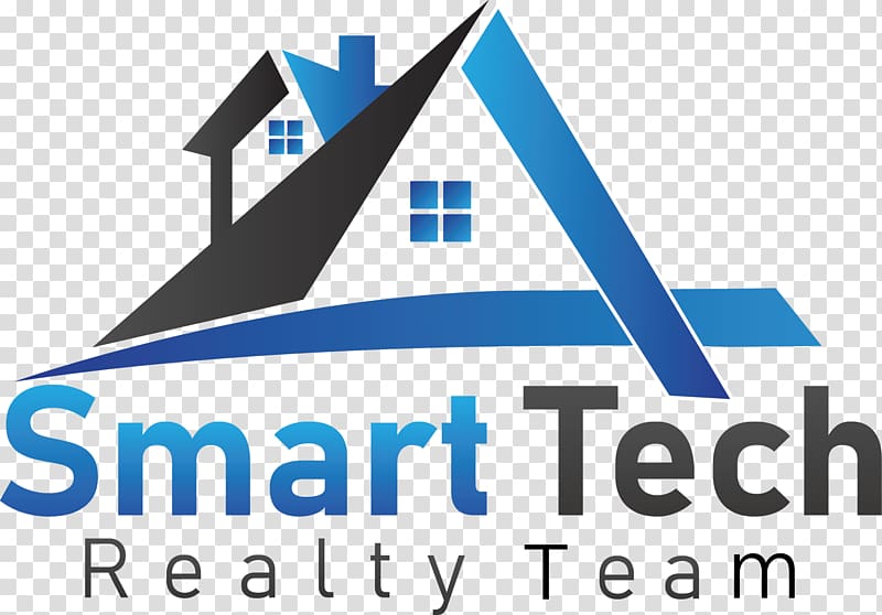 Smart Tech Realty Team Real Estate Home Business Logo, Home transparent background PNG clipart