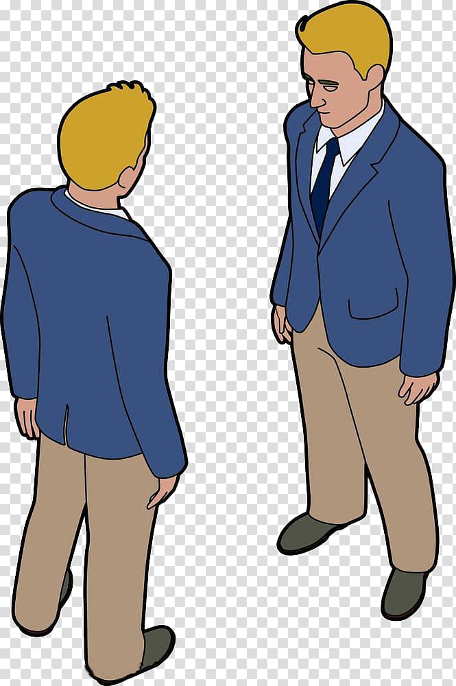animated two guys talking