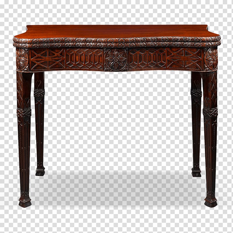 Folding Tables Antique furniture, mahogany transparent background PNG clipart