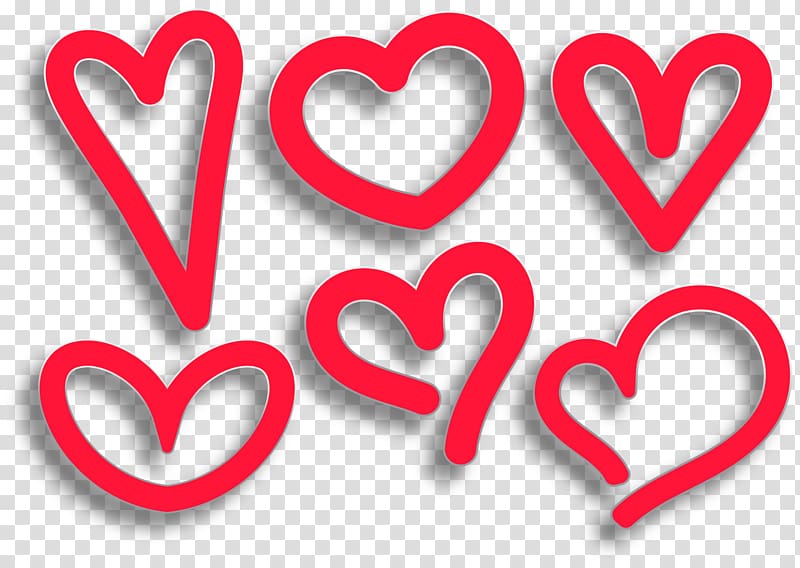 red heart illustration, Free love Marriage, Simple Love transparent background PNG clipart