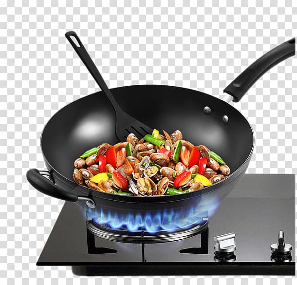 cooking food art, Wok pot Frying pan Cookware and bakeware Cooking, The United States does not rust household cooking pot transparent background PNG clipart