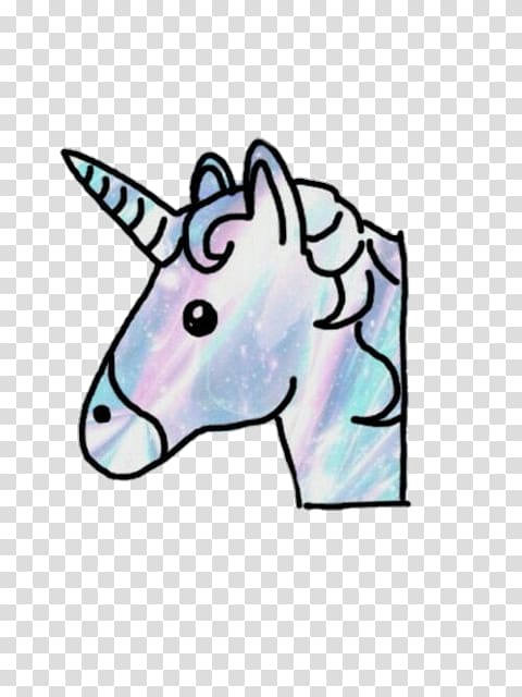 Unicorn Emoji Legendary creature iPhone White horse, unicorn transparent background PNG clipart