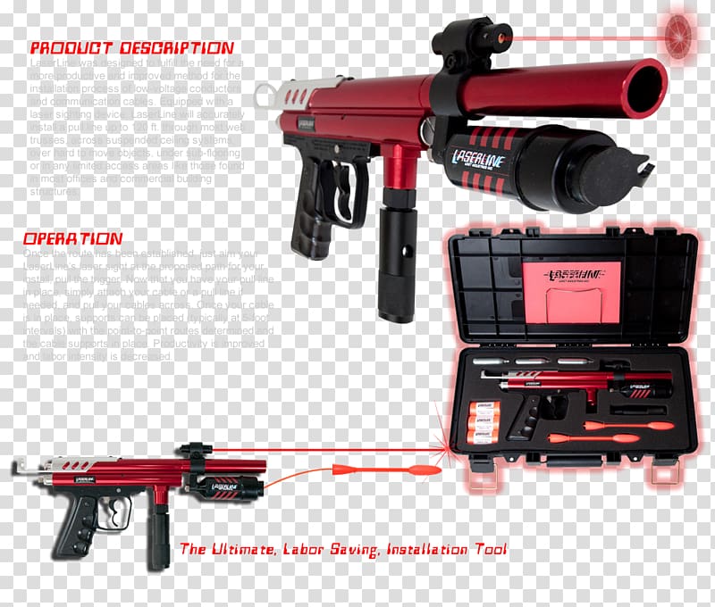 Electrical cable Electrical Wires & Cable Tool Cable tie, laser gun transparent background PNG clipart