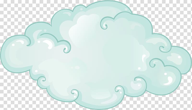 cartoon cloud decorative pattern transparent background PNG clipart