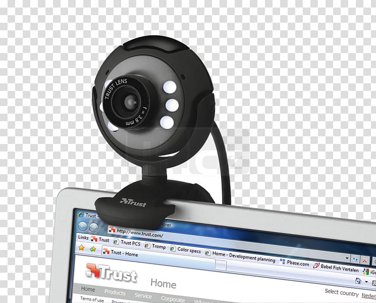Trust Spot Light Webcam Computer hardware Trust Exis Webcam, Webcam transparent background PNG clipart