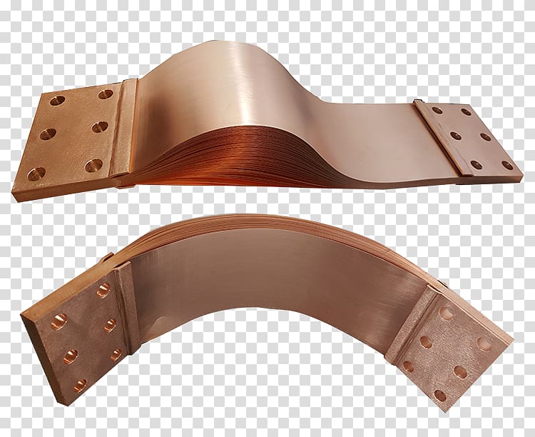 Copper Busbar Welding Manufacturing Nickel plating, laminated transparent background PNG clipart