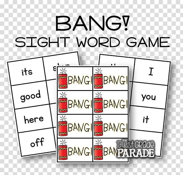 Sight word Dolch word list Game Word wall, 1st grade transparent background PNG clipart