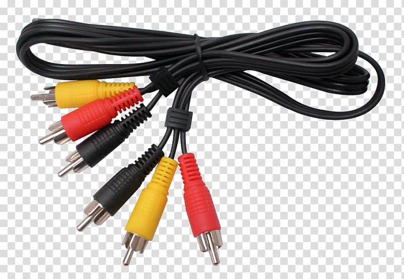 RCA connector Electrical cable Composite video HDMI Electrical connector, others transparent background PNG clipart