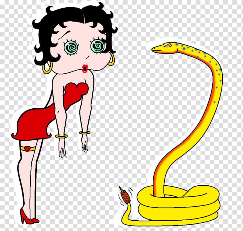 Snake Hypnosis Kaa Betty Boop, snake transparent background PNG clipart