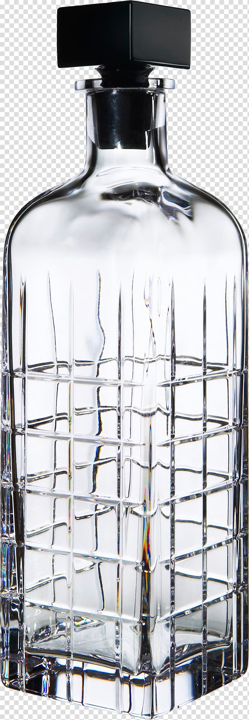 Orrefors Waterford Crystal Decanter Lead glass Carafe, stopper transparent background PNG clipart