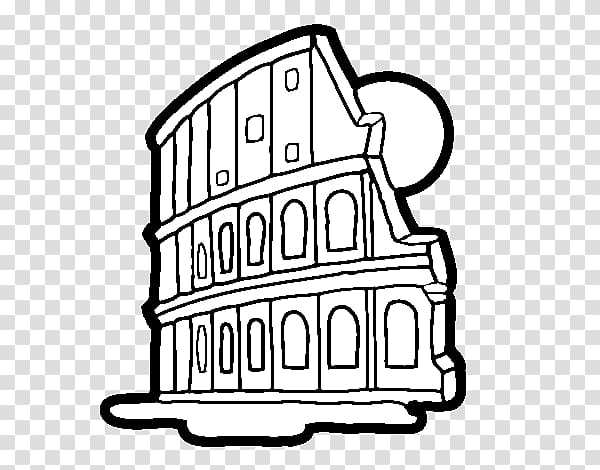 Colosseum Ancient Rome Drawing Coloring book, coliseo romano transparent background PNG clipart