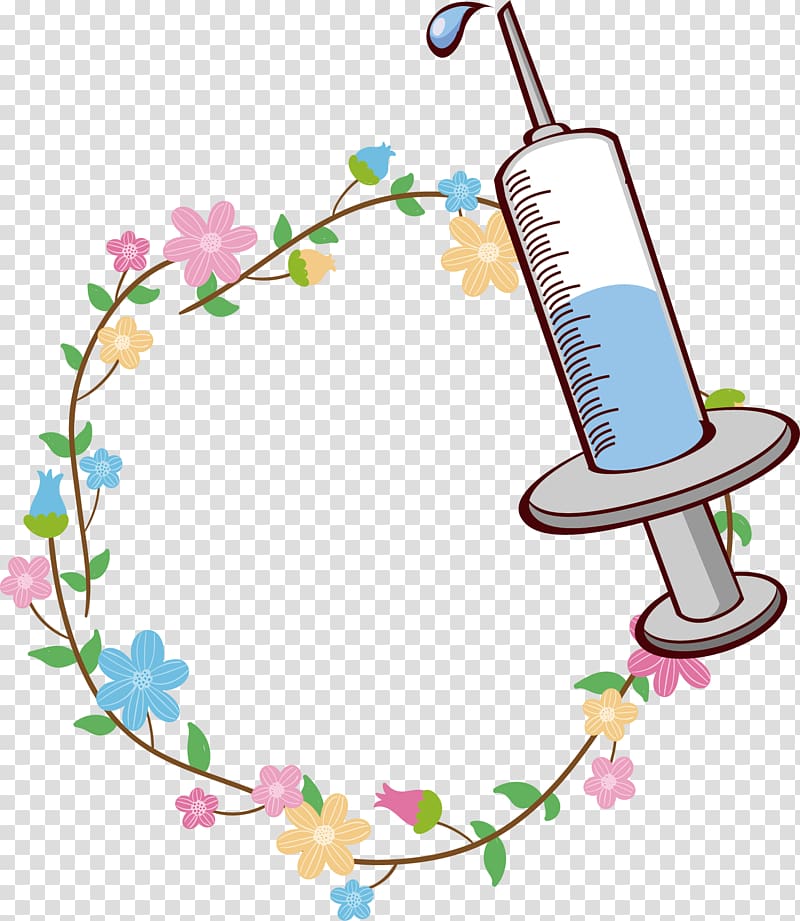 Mothers Day Gift Beauty Illustration, Cartoon syringe nurse fancy ring transparent background PNG clipart