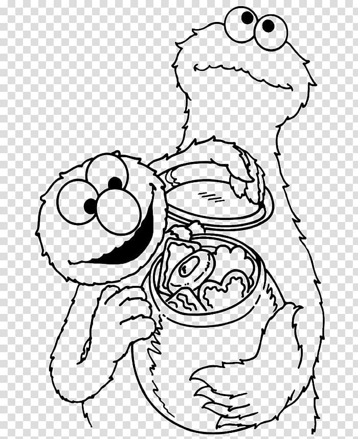 Cookie Monster Elmo Chocolate chip cookie Coloring book Biscuits, baby cookie monster transparent background PNG clipart