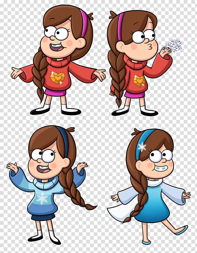 Mabel Pines Dipper Pines Grunkle Stan Stanford Pines Art, others transparent background PNG clipart
