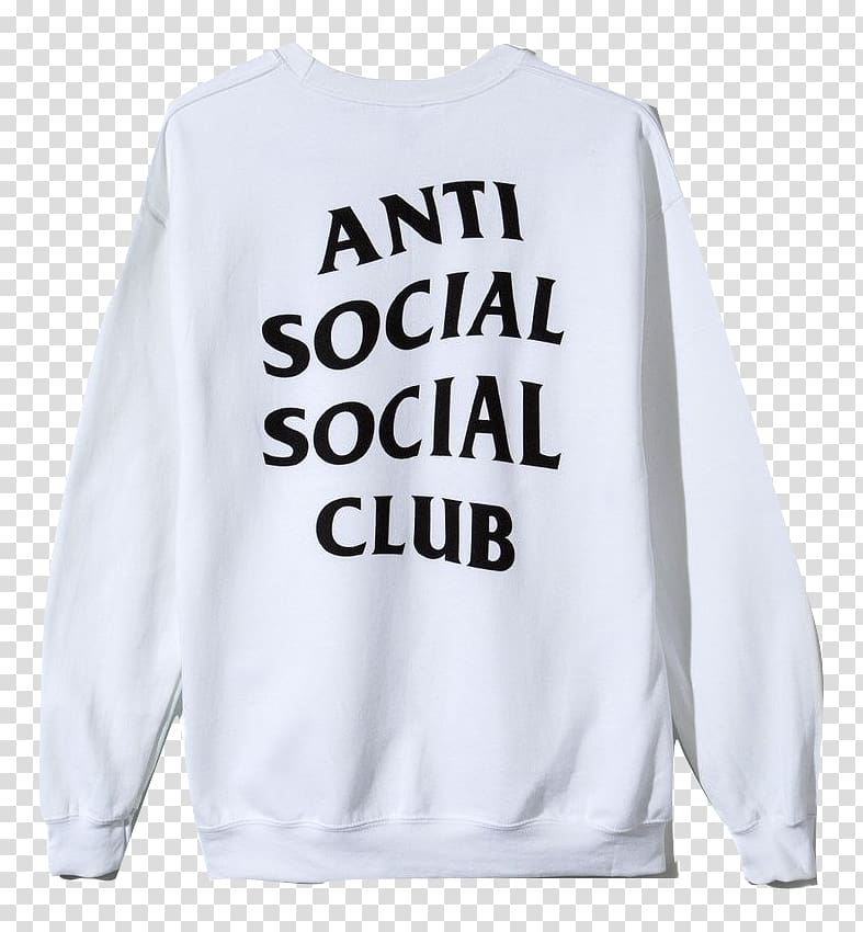 Anti Social Social Club T-shirt Hoodie Anti-social behaviour Streetwear, T-shirt transparent background PNG clipart