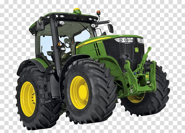 John Deere heavy equipment, John Deer Tractor Top transparent background PNG clipart