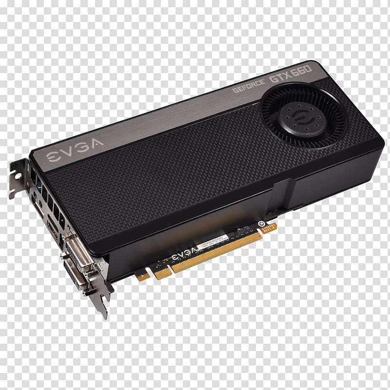 EVGA GeForce GTX 660 Ti Graphics Cards & Video Adapters EVGA Corporation, others transparent background PNG clipart