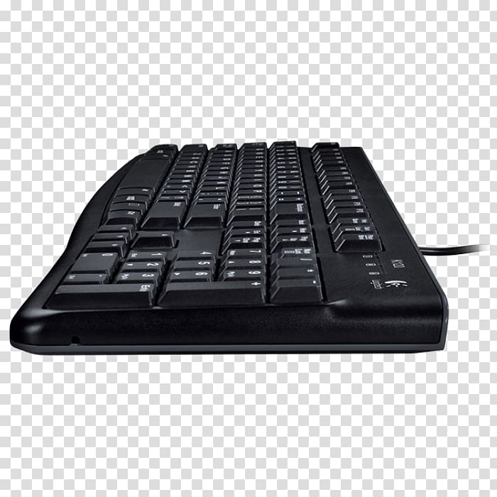 Computer keyboard Computer mouse USB Logitech K120 QWERTZ, slimming outdoor fitness transparent background PNG clipart