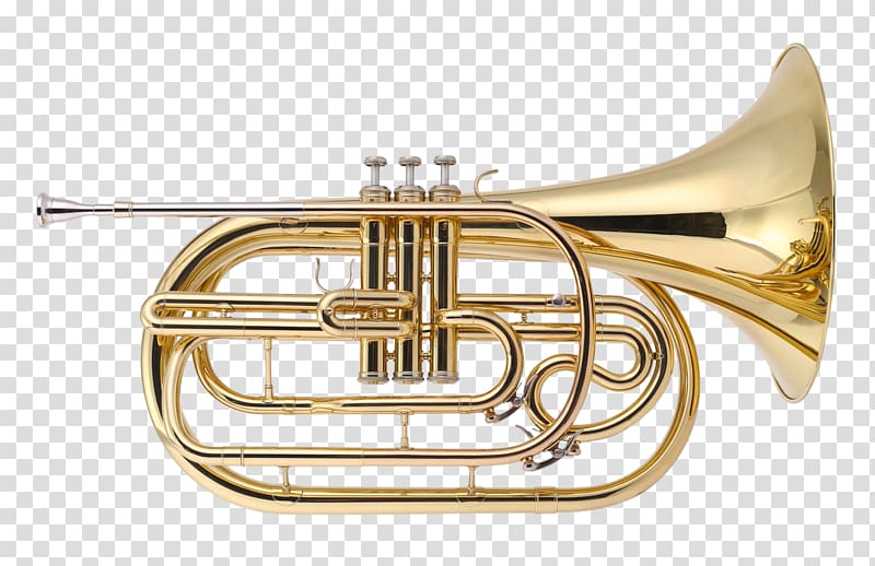 Cornet Mellophone Euphonium Trumpet Saxhorn, Baritone Horn transparent background PNG clipart
