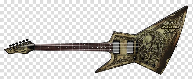 Electric guitar Dean Guitars Dean Dave Mustaine Zero Bass guitar, guitar transparent background PNG clipart