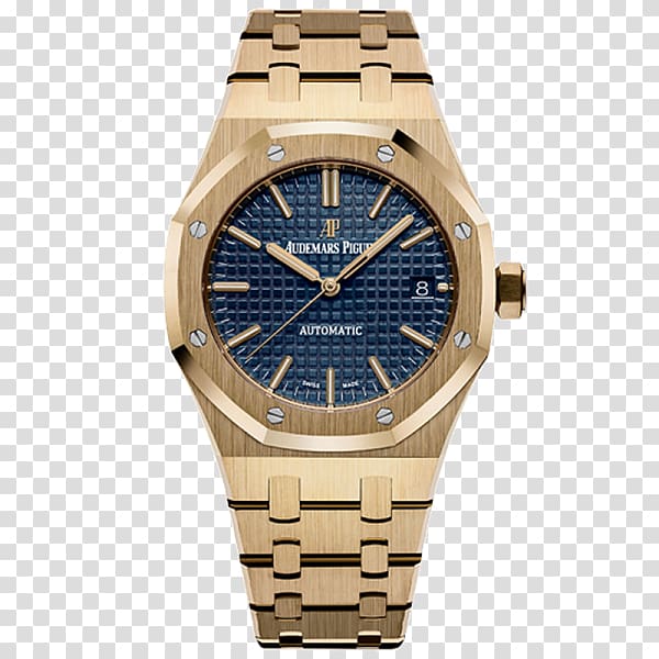 Audemars Piguet Royal Oak Selfwinding Automatic watch Colored gold, watch transparent background PNG clipart
