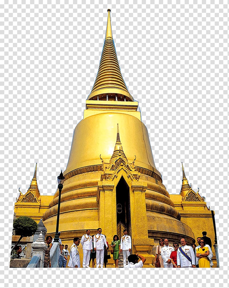 Grand Palace Temple of the Emerald Buddha Wat , Golden Palace transparent background PNG clipart
