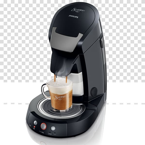 Cappuccino Coffeemaker Senseo Espresso, Coffee transparent background PNG clipart