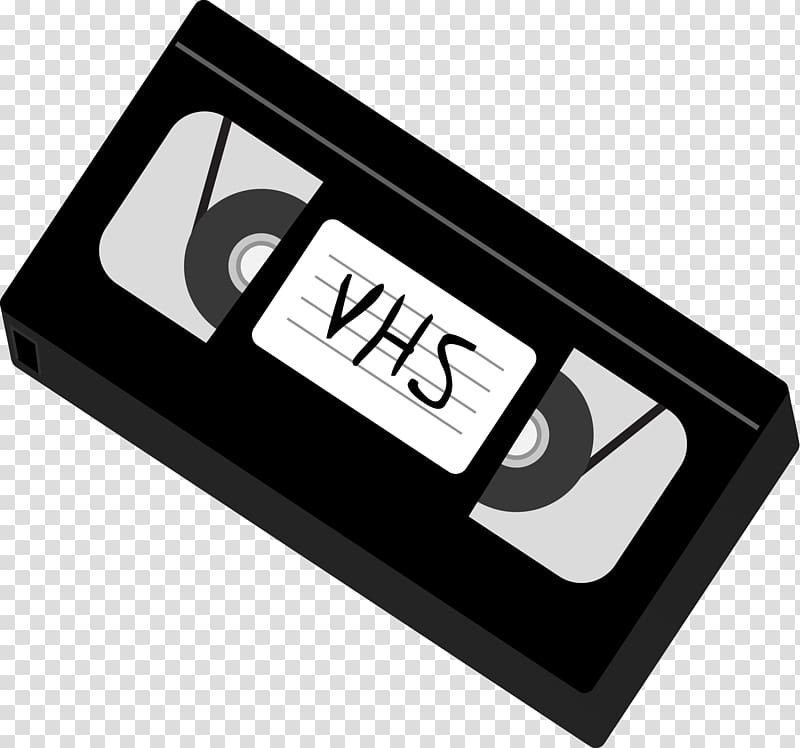 VHS Blu-ray disc VCRs Videotape Compact Cassette, Cassette transparent background PNG clipart