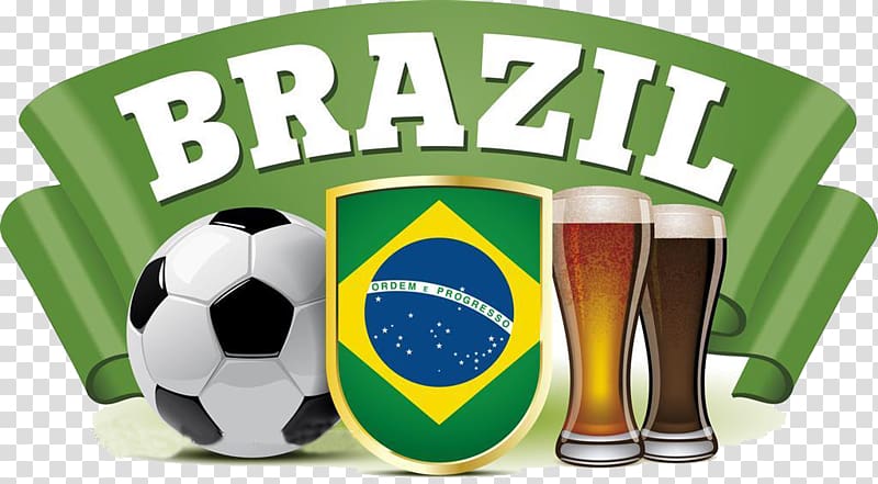 Brazil 2014 FIFA World Cup Beer Football, Football Beer transparent background PNG clipart