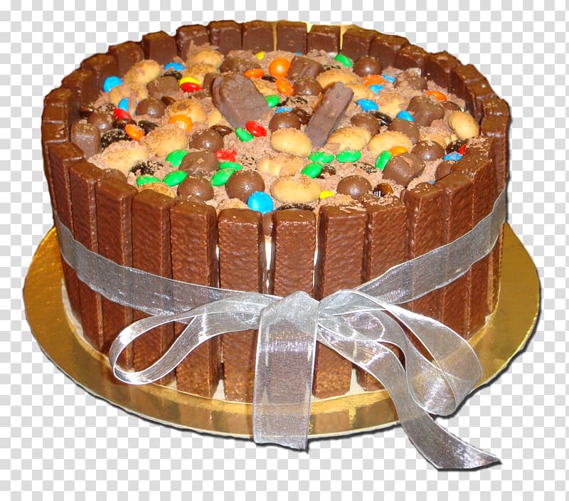 Birthday cake German chocolate cake Yule log, chocolate cake transparent background PNG clipart