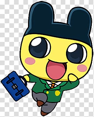 cartoon illustration, Mametchi Going To School transparent background PNG clipart