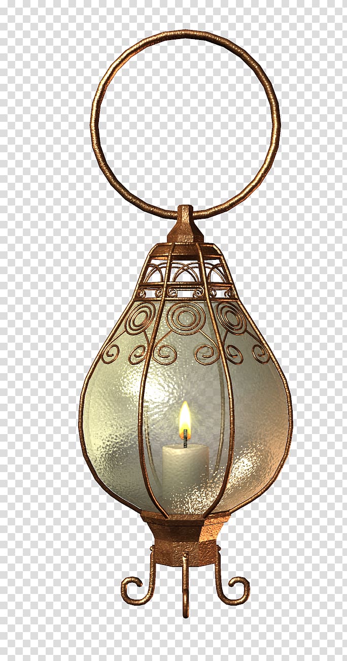 brass-colored candle lantern, Light Oil lamp Candle, Oil lamps transparent background PNG clipart