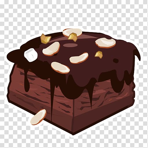 chocolate cupcake art, Chocolate brownie Chocolate cake Fudge , new product promotion transparent background PNG clipart