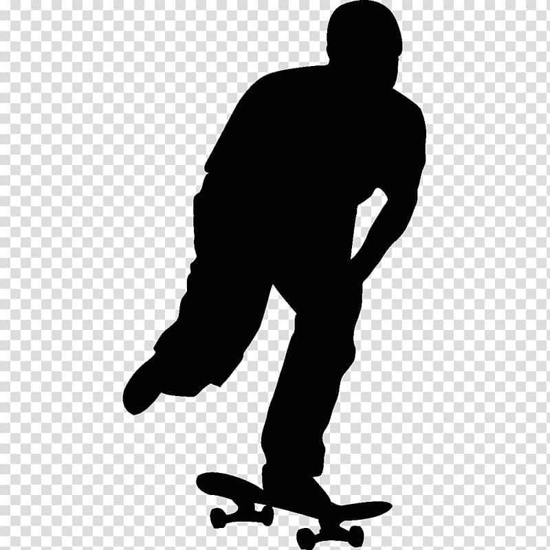 Skateboarding Silhouette, skateboarding transparent background PNG clipart