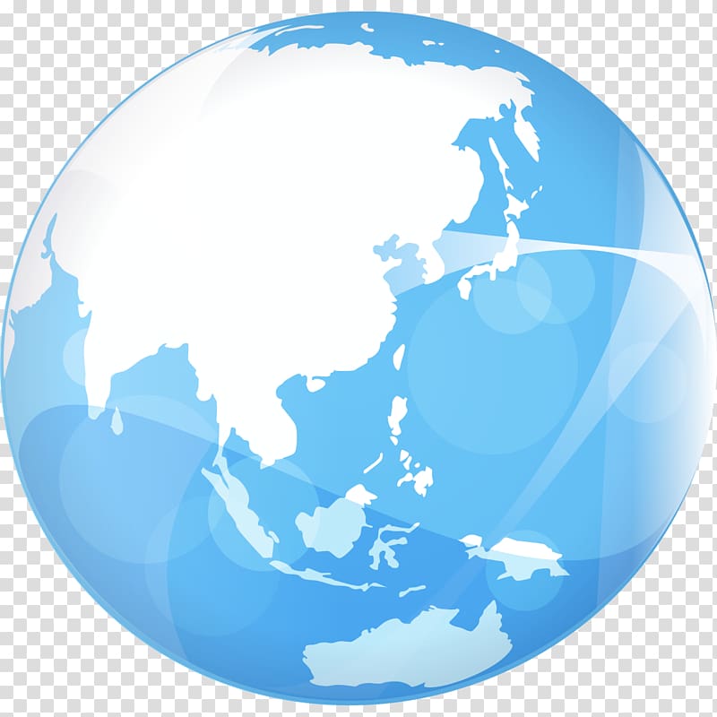 blue and white planet, Indonesia Globe Map , Blue Earth transparent background PNG clipart